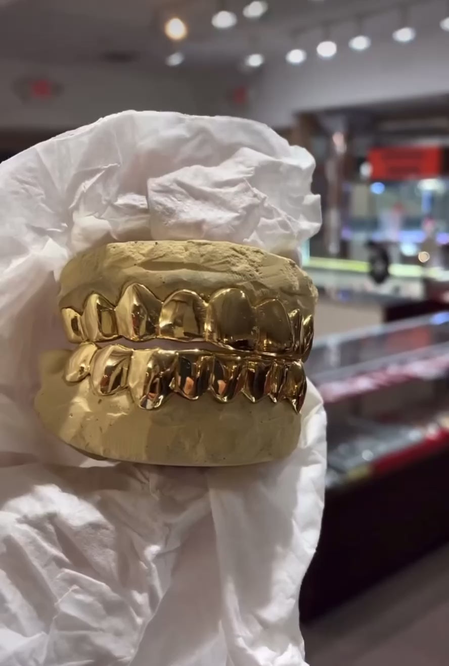 Solid 10k Gold Grillz